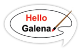 Hello Galena logo