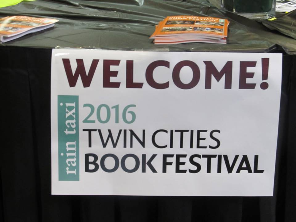 Twin Cities Book Festival 2016 sign