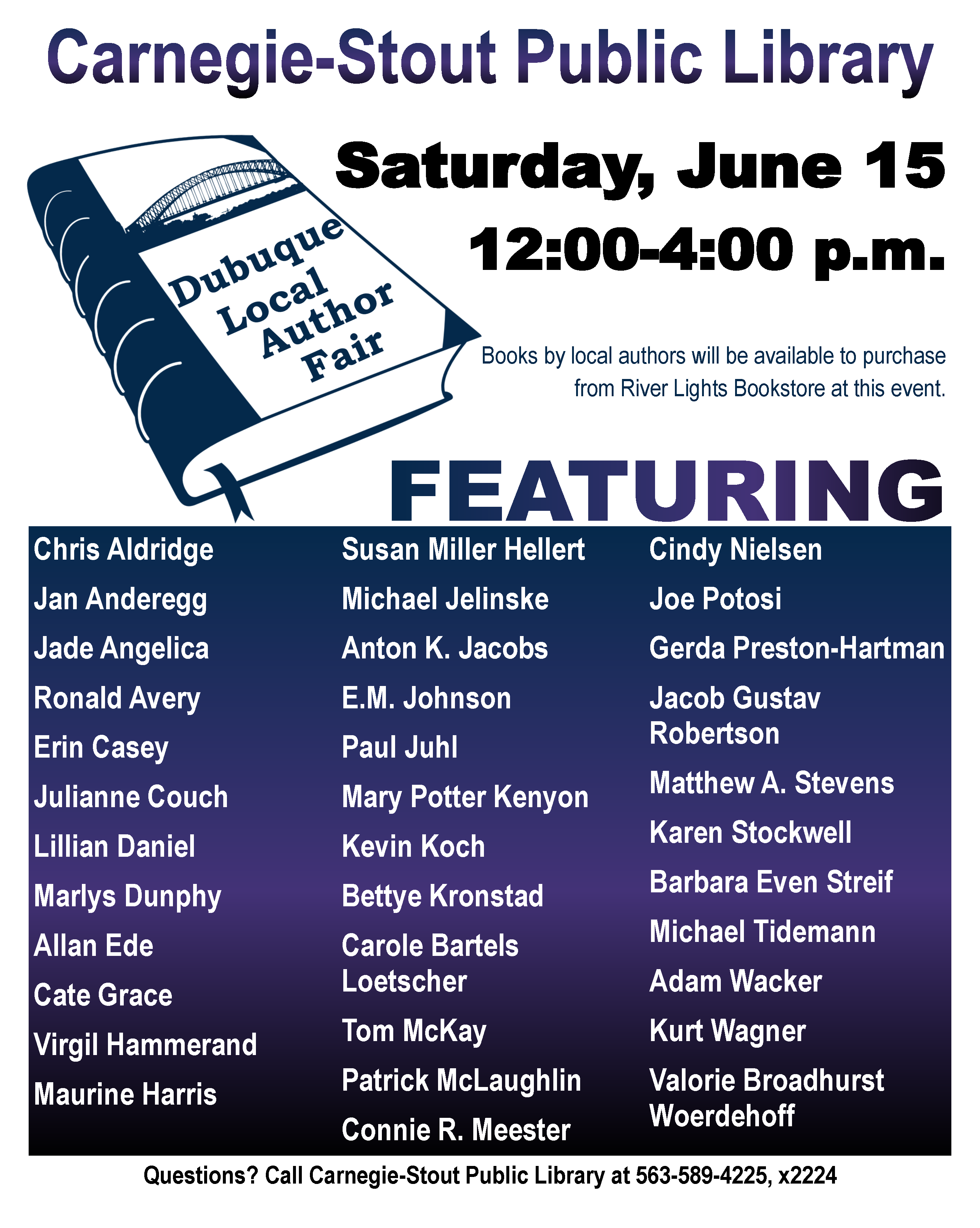 Carnegie-Stout Public Library poster