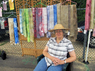 scarves on hangers