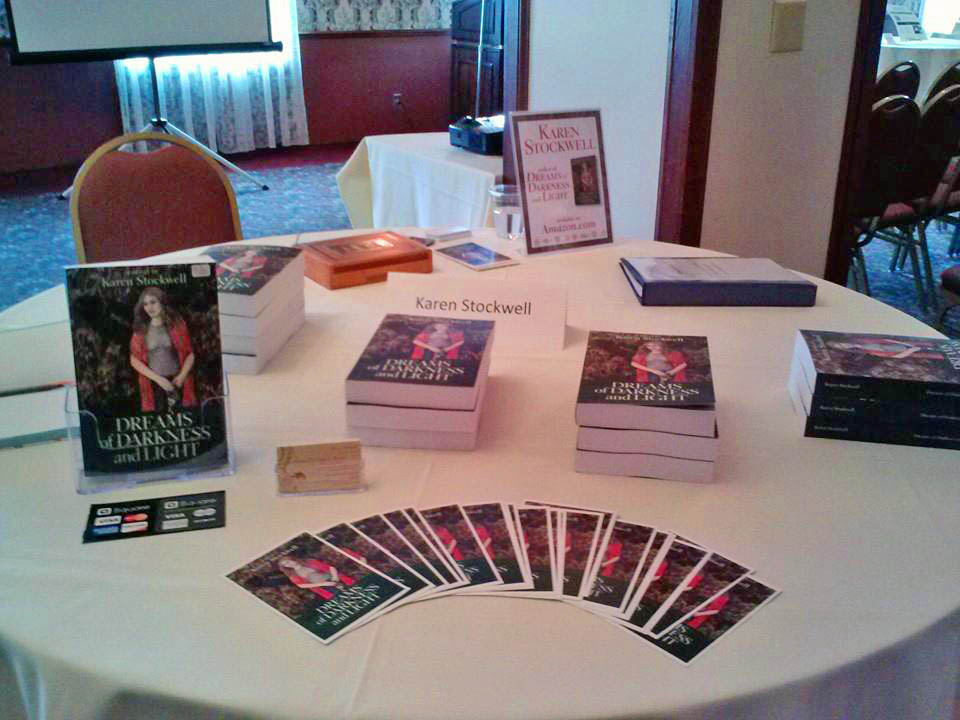 Karen's Litfest Booth