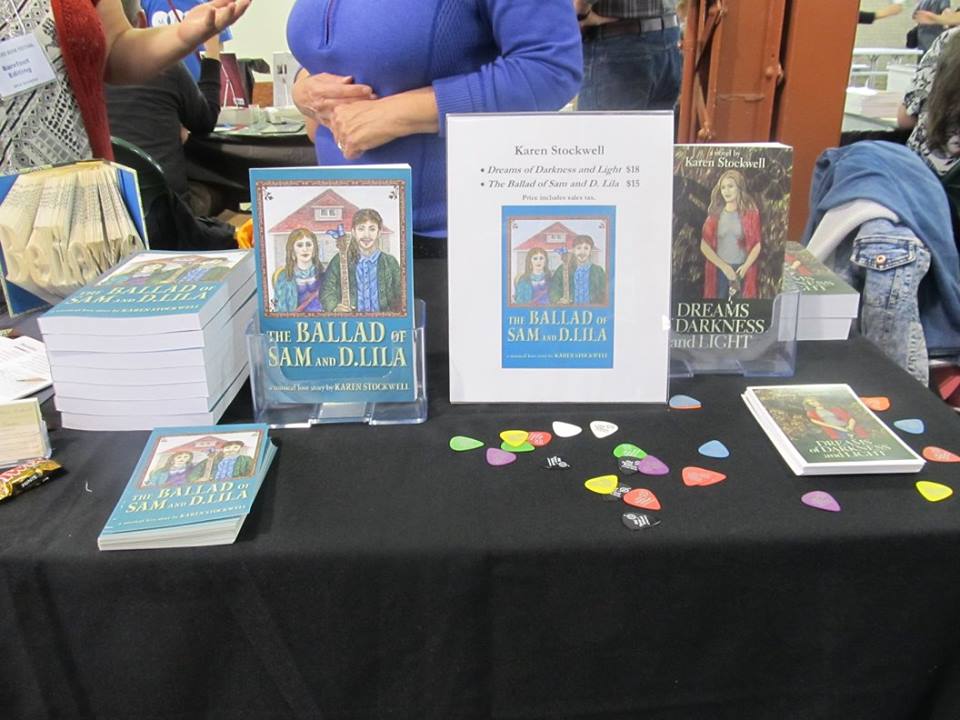 Karen display table to the Twin Cities Festival